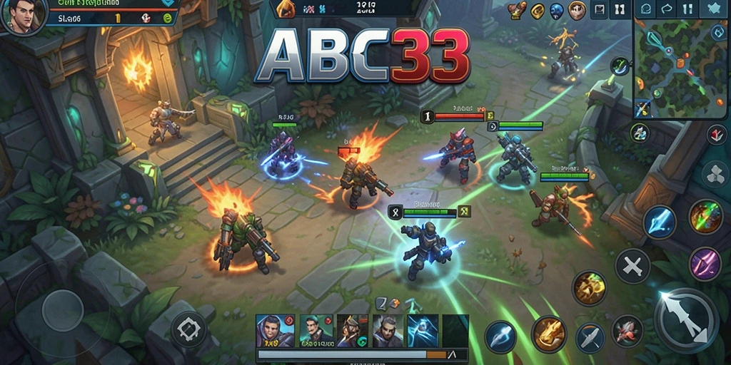Tampilan gameplay menarik dari ABC33 dengan strategi mendalam.