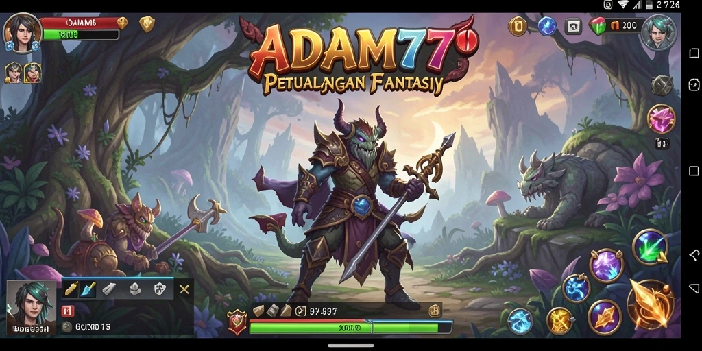 Tampilkan gameplay mendebarkan dengan petualangan epik di ADAM77.