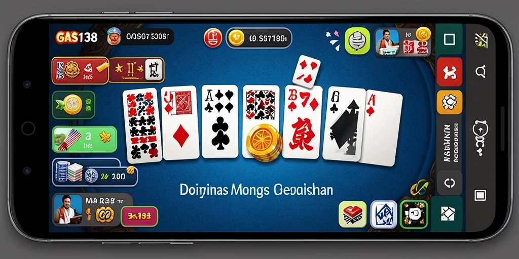 Screenshot dari gameplay seru GAS138 yang menampilkan aksi domino.