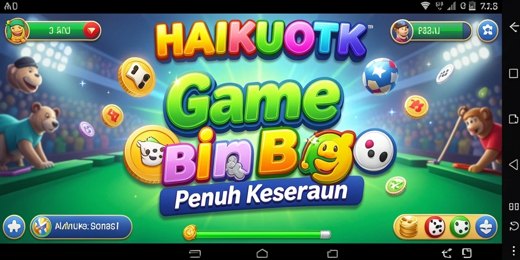 Tampilan gameplay seru HAIKUOTK saat bermain Bingo.