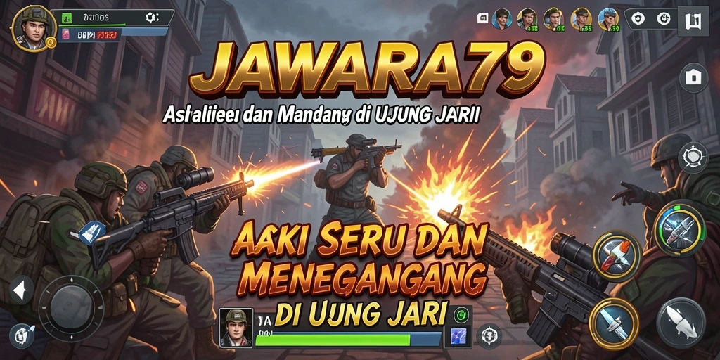 Screenshot gameplay JAWARA79 dengan aksi seru dan intens.