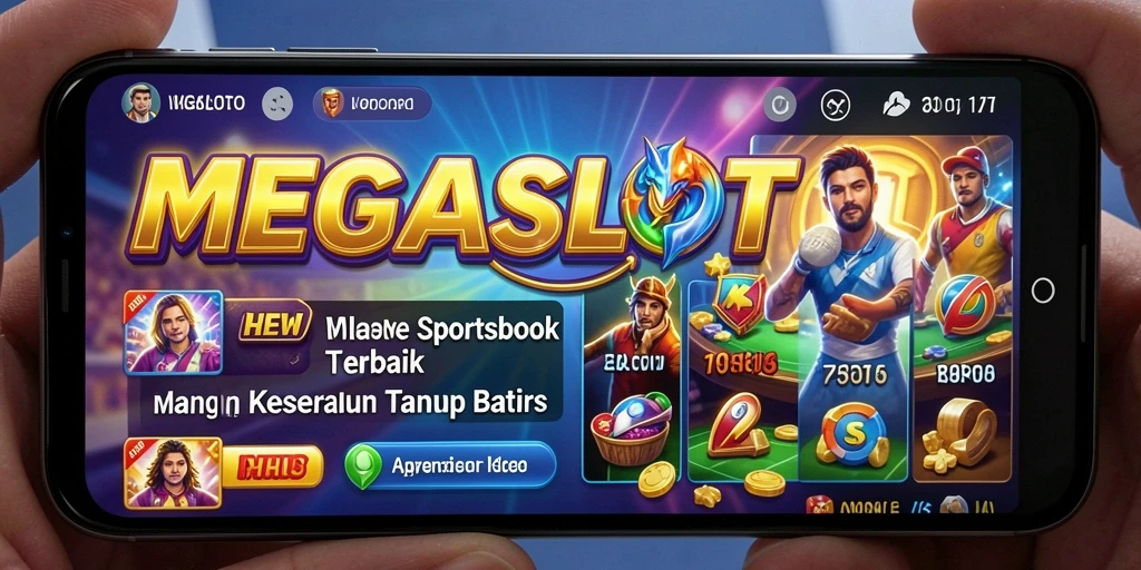 Tampilan gameplay menarik dari MEGASLOTO saat memasang taruhan olahraga.