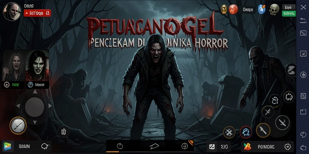 Screenshot PARISTOGEL: Menampilkan gameplay mencekam dengan grafik menakutkan.