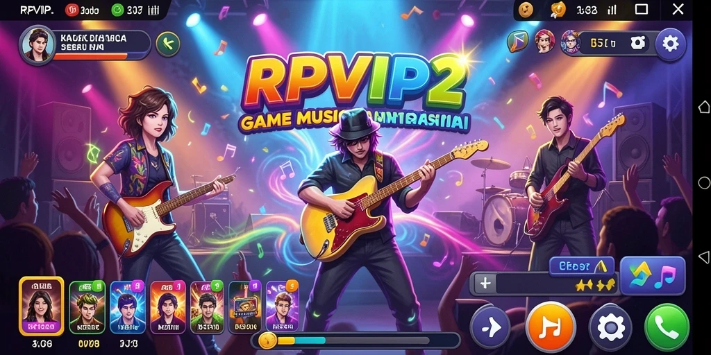 Screenshot utama RPVIP2 menampilkan gameplay interaktif dan seru.