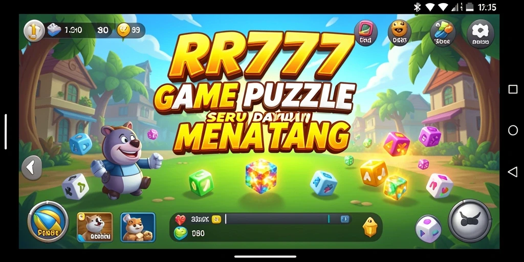 Tampilan gameplay RR777 yang menarik dan penuh tantangan puzzle.