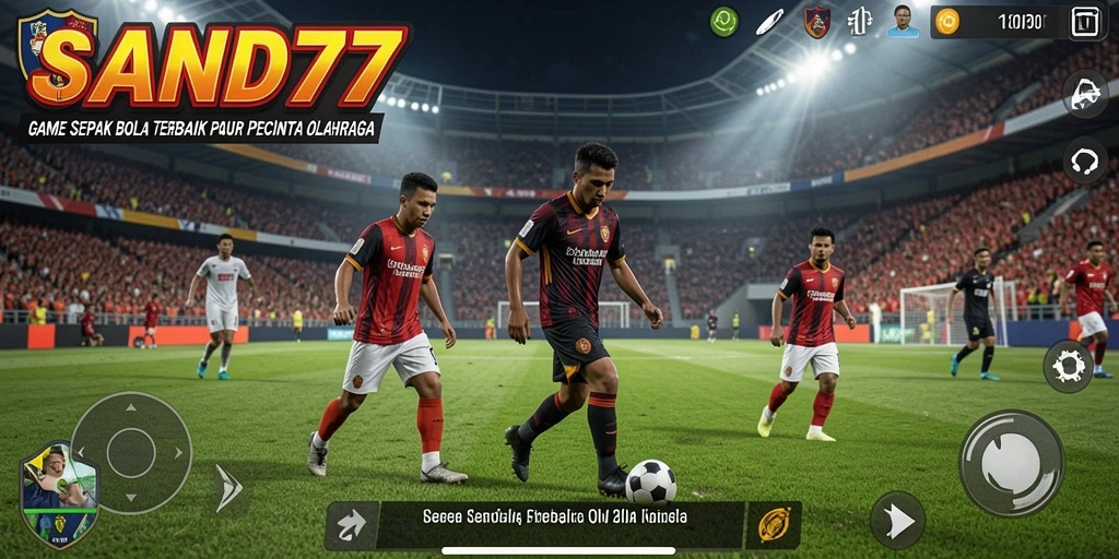 Screenshot gameplay SAND77 yang menunjukkan aksi seru di lapangan.
