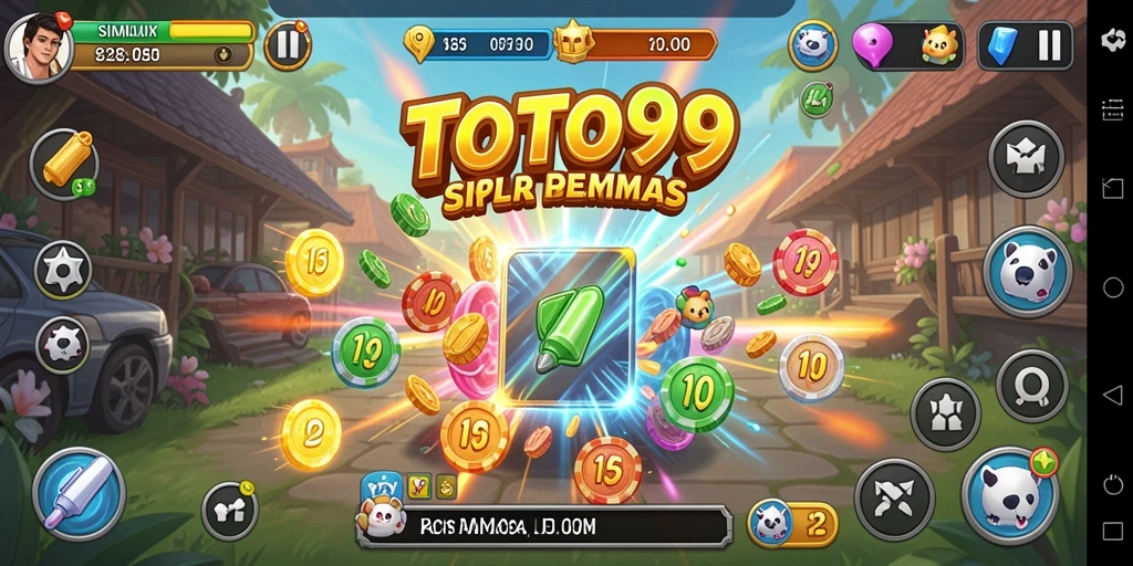 Screenshot TOTO99 menampilkan gameplay simulasi yang seru dan interaktif.
