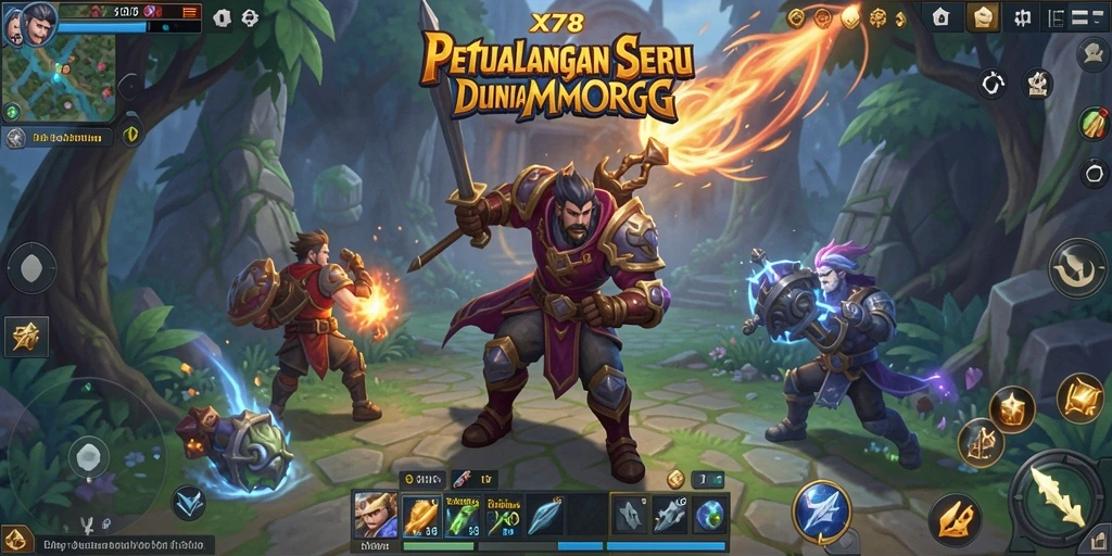 Tampilan gameplay X78 dengan grafik menawan dan aksi seru.